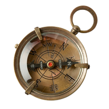 Load image into Gallery viewer, Boxed Brass Compass