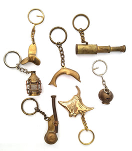 Keyrings - Brass - ex display stock