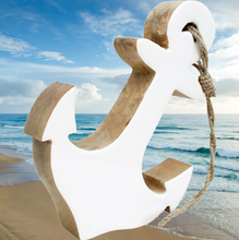 Load image into Gallery viewer, Hanging or Freestanding White Anchor