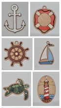 Load image into Gallery viewer, Nautical Ornaments