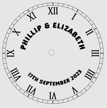 Load image into Gallery viewer, Personalised Clock Face
