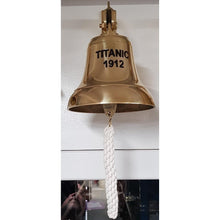 Load image into Gallery viewer, 6 Inch Bell with Titanic engraved on it
