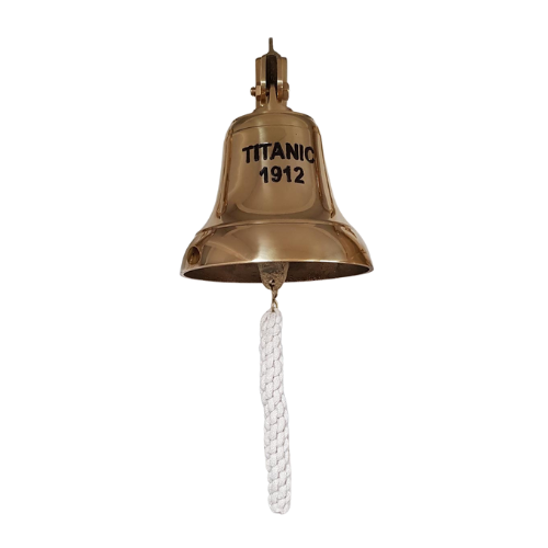 6 Inch Bell with Titanic engraved on it