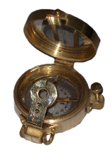 Load image into Gallery viewer, Army Brass Compass
