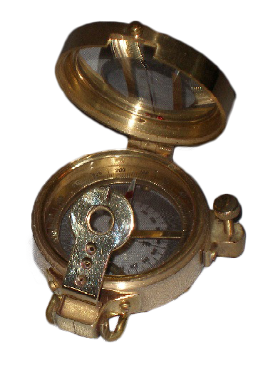 Army Brass Compass