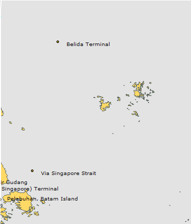 BA 2869 Outer Approaches To Singapore Strait