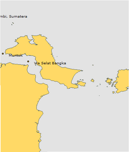 BA 2873 Selat Gelasa and Approaches