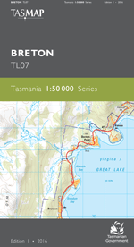1:50 000 Tasmania Topographic Maps