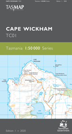 1:50 000 Tasmania Topographic Maps