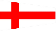 Load image into Gallery viewer, Numeral Pennant Flags - made to order
