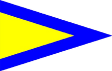 Load image into Gallery viewer, Numeral Pennant Flags - made to order
