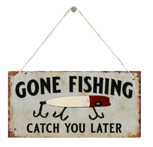 Gone Fishing Sign