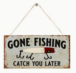 Gone Fishing Sign
