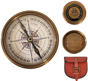 Henry Hughes Brass Compass