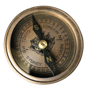 Kookaburra Brass Compass