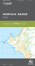 1:50 000 Tasmania Topographic Maps