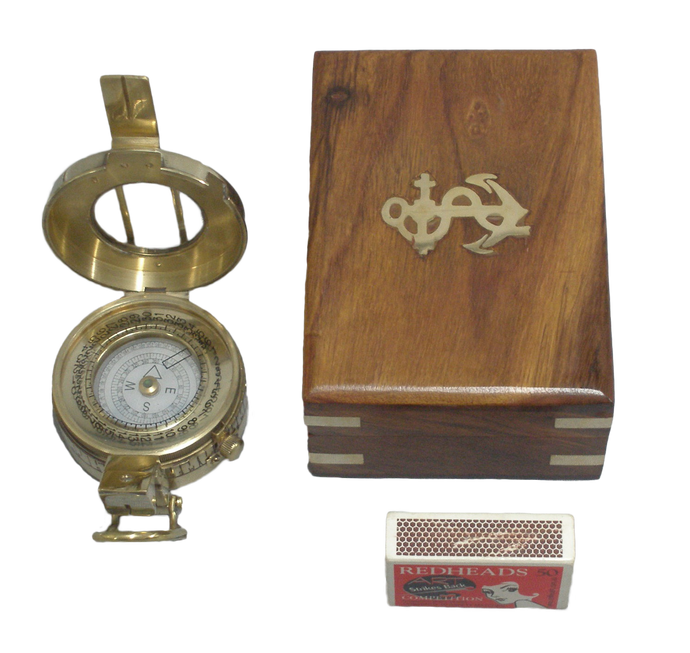 Orienteering Brass Compass