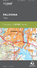 1:50 000 Tasmania Topographic Maps