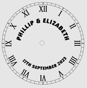 Personalised Clock Face