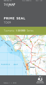 1:50 000 Tasmania Topographic Maps