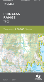 1:50 000 Tasmania Topographic Maps