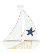 Load image into Gallery viewer, Sail boat with starfish
