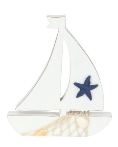 Sail boat with starfish