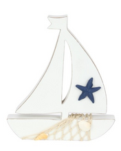 Load image into Gallery viewer, Sail boat with starfish
