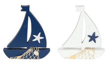 Load image into Gallery viewer, Sail boat with starfish
