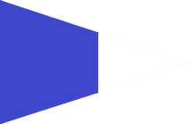 Load image into Gallery viewer, Numeral Pennant Flags - made to order
