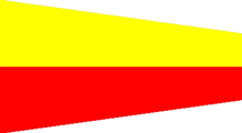 Load image into Gallery viewer, Numeral Pennant Flags - made to order
