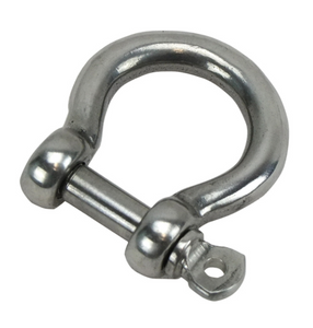 Bow Shackle for pulley on top of flag pole