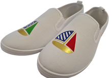Load image into Gallery viewer, Nautical Shoes for the directionally challenged

