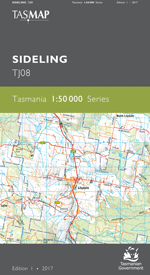 1:50 000 Tasmania Topographic Maps