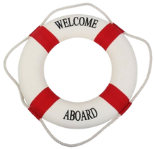 Load image into Gallery viewer, Life Ring - Welcome Aboard
