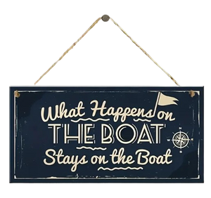 What happens on the boat