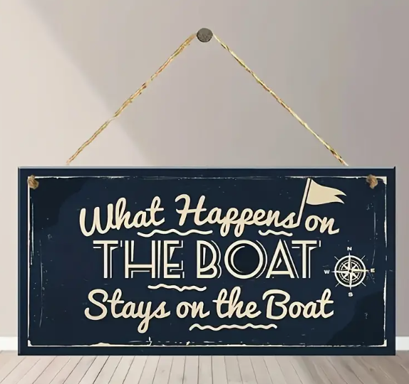 What happens on the boat
