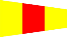 Load image into Gallery viewer, Numeral Pennant Flags - made to order
