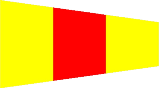 Numeral Pennant Flags - made to order