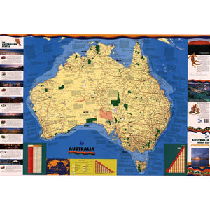 Wall/Flat Maps of Australia