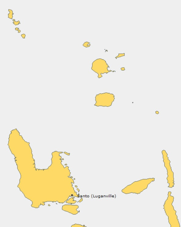 BA 1575 Ile Pentecote to Torres Islands (Vanuatu North)
