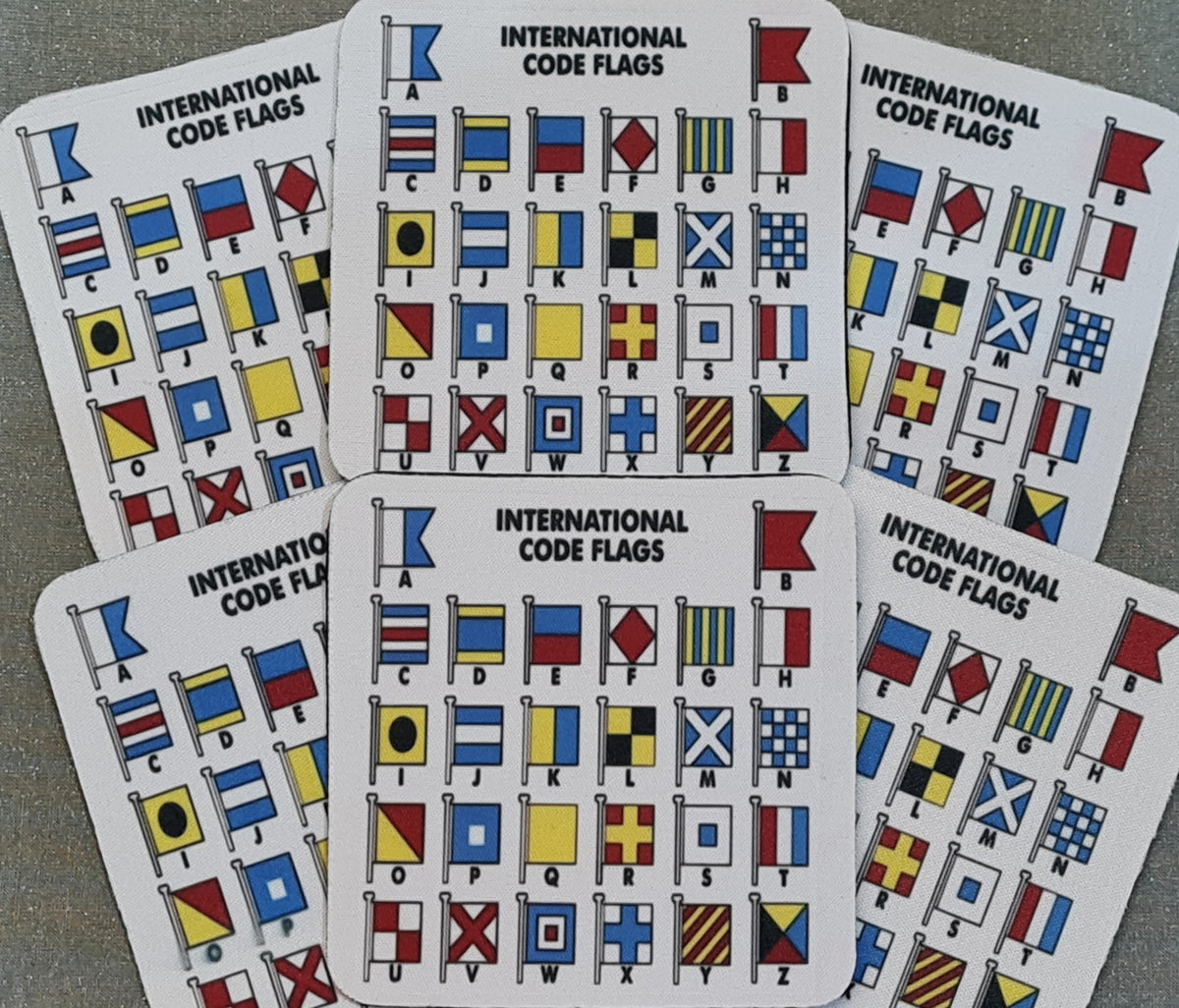 Neoprene Coasters - Code Flags – The Navigation Centre, Townsville ...