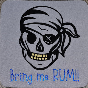 Neoprene Coasters - Pirate
