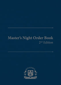 Master's Night Order Book