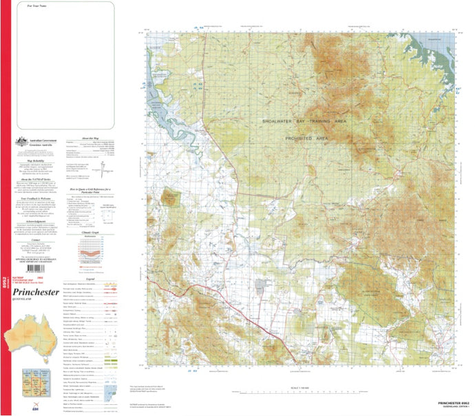 1:100 000 Topographic Maps A to M