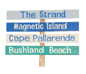 Beach sign