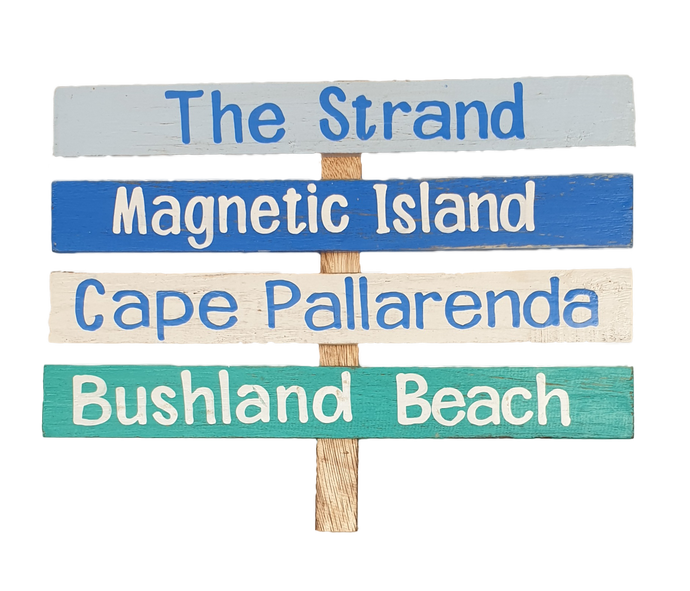 Beach sign