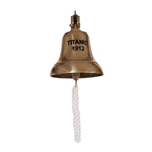 6 Inch Bell with Titanic engraved on it