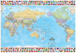 Wall/Flat Maps of the World