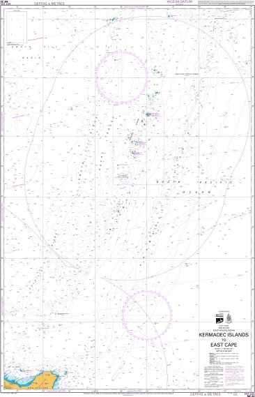 NZ 22 Kermadec Islands to East Cape